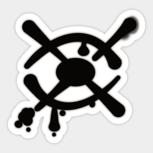 Gravity Falls - Society of the Blind Eye Black Sticker
